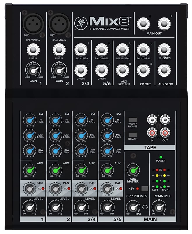 Mackie 8-Channel Compact Mixer image 1