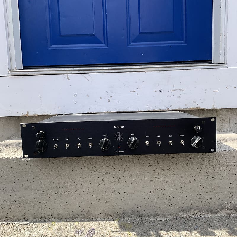 No Toasters Nice Pair Two Channel Mic Preamp Reverb