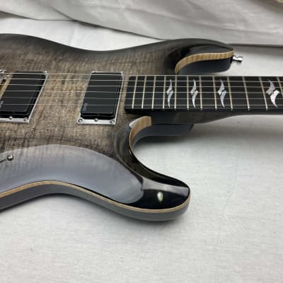 Paul Eliasson Guitars #54 Carved Top S-style Double Cutaway Guitar with SKB Case 2012 - Charcoal Burst image 5