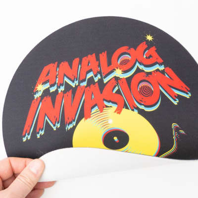 RockonWall Vinyl Record Player Felt Turntable Mat - Analog Invasion image 2