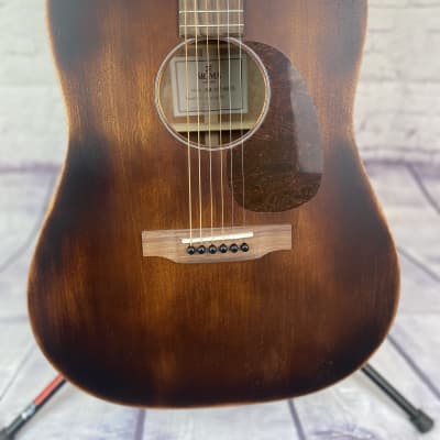 Sigma Acoustic Guitar DM-15E Aged image 3