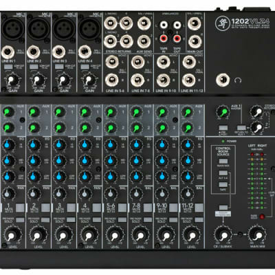 Mackie 1202VLZ4 12-Channel Ultra-Compact Live Performance Studio Mixer image 4