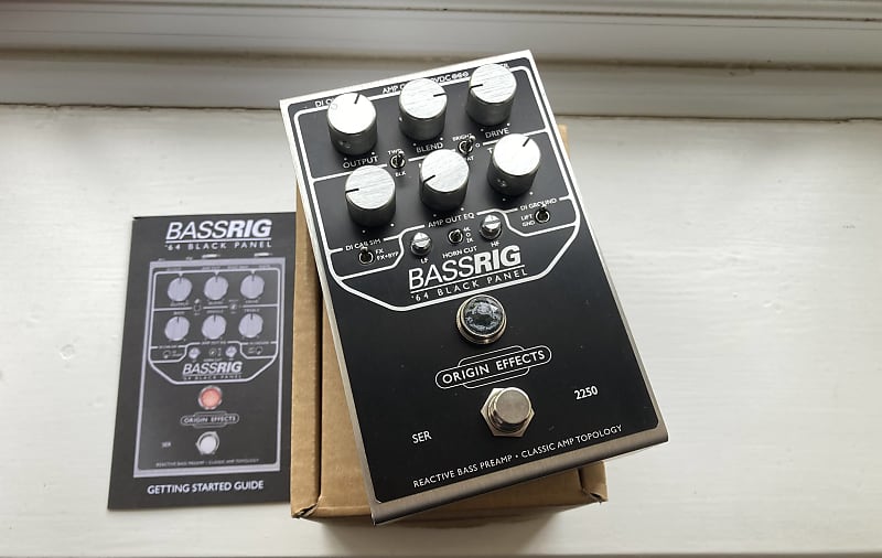 Origin Effects BASSRIG '64 Black Panel