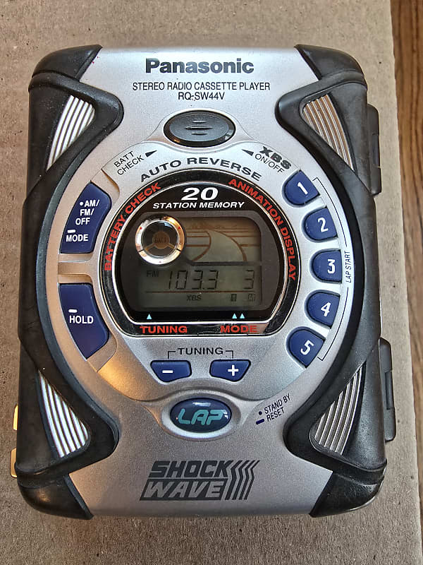 Panasonic Shockwave RQ-SW44V Early 2000s - Gray Blue Black