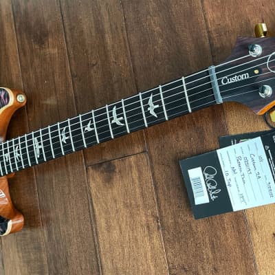PRS Custom 24 Electric Guitar Purple Iris Hybrid Package 10-Top 0351197 image 6