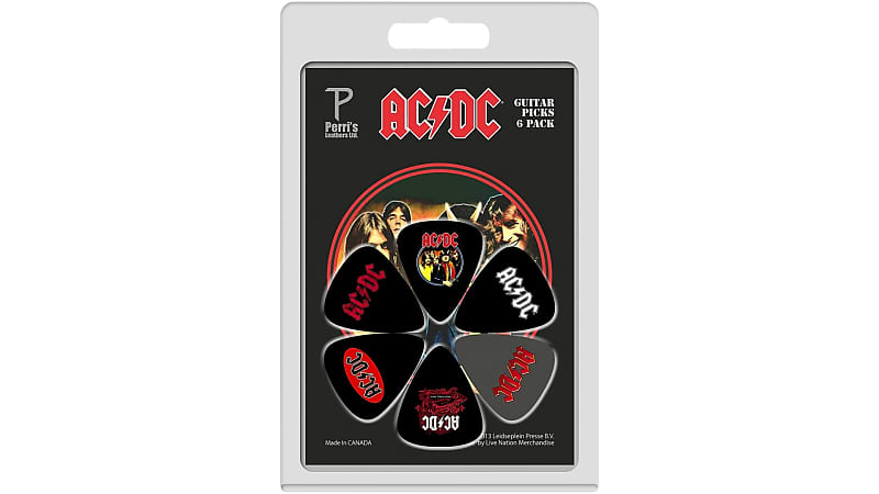 Perri's AC/DC Guitar Pick 6-Pack .71 mm | Reverb