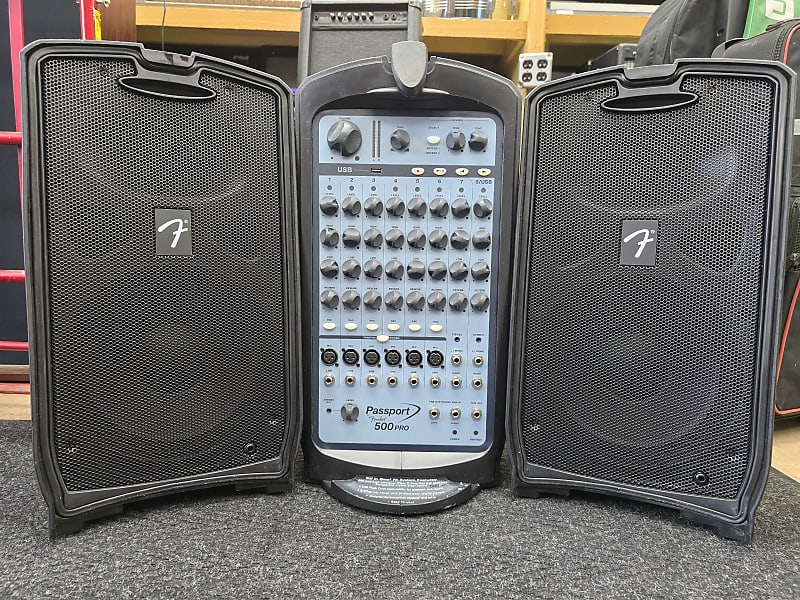 Fender Passport 500 Pro Portable 500w PA System | Reverb