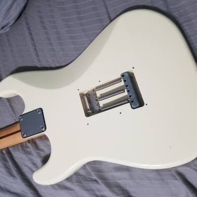Squier Stratocaster MIJ Japan White Seymour Duncan Jimi Hendrix Pickups image 2