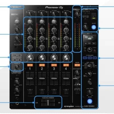 Pioneer DJM-750MK2: 4-Channel Professional DJ Mixer with Pro-Grade FX & Performance Features image 5