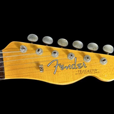 2022 Fender Telecaster 1963 Custom Shop '63 Reissue Tele Heavy Relic ~ Graffiti Yellow image 10