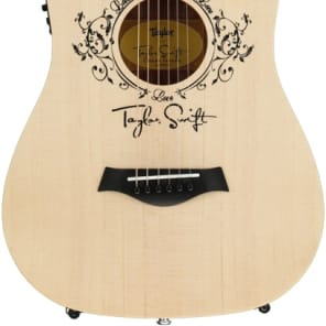 Taylor TSBTe Taylor Swift Acoustic-Electric Guitar - Natural Sitka Spruce image 11