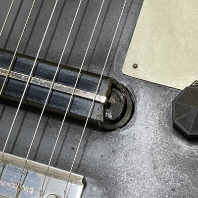 Epiphone Coronet Lap Steel With Case & Bikini Metal Plate Logo Vintage Epiphone Lap Steel Used – Very Good 1940 - Black image 3