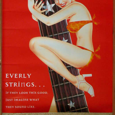EVERLY STRINGS Poster 1990s for sale