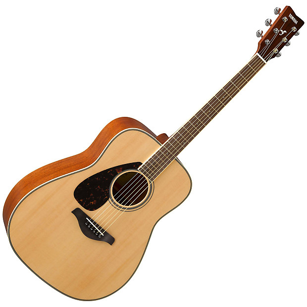 Yamaha FG820L Folk Acoustic Guitar (Left-Handed) Natural Bild 1