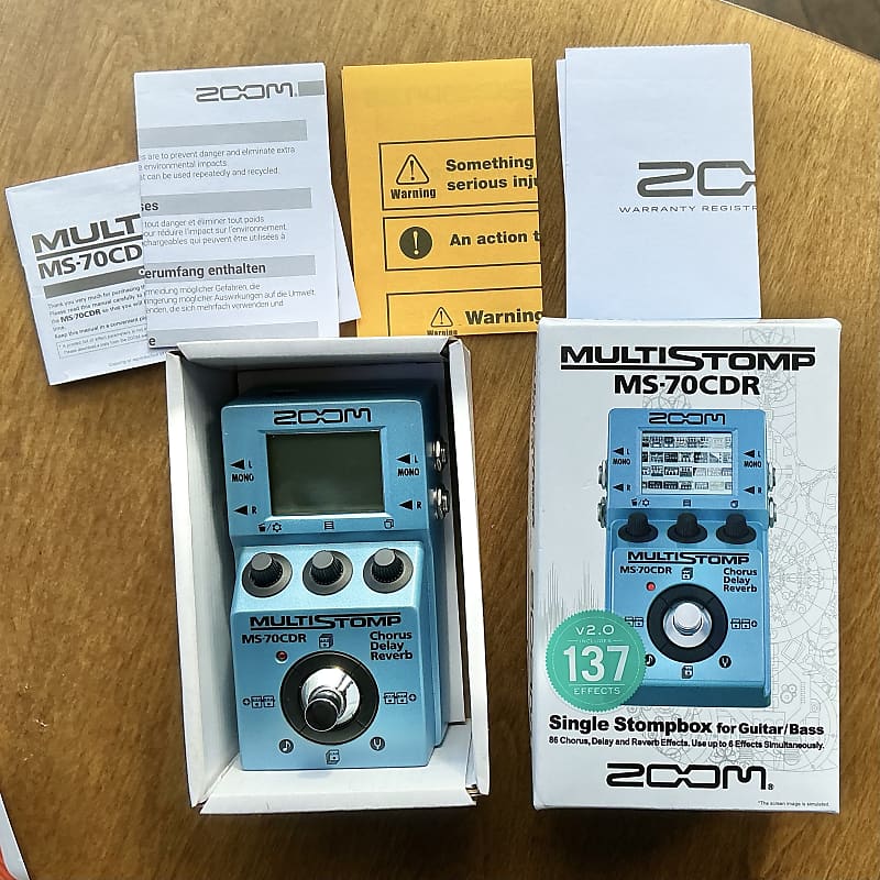 Zoom MS-70CDR MultiStomp