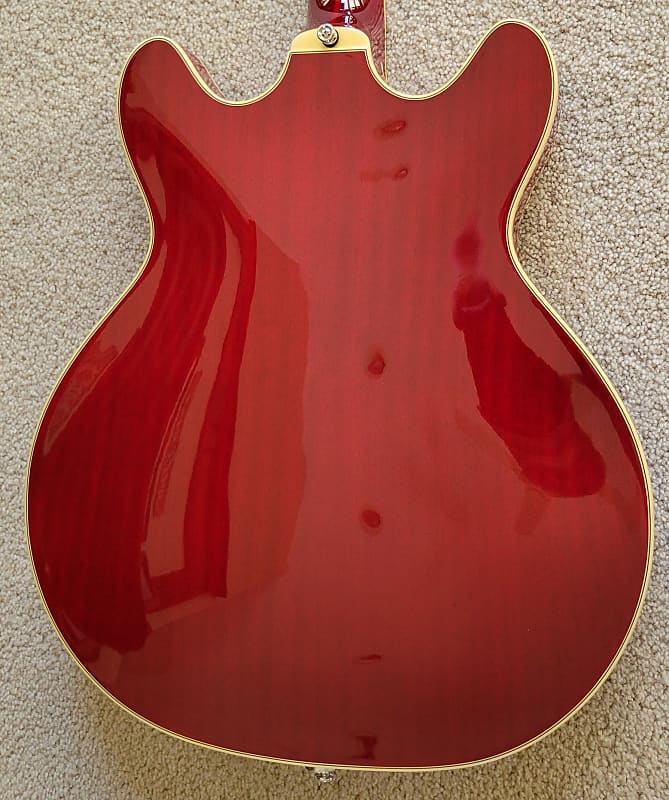 Guild Starfire V Electric Guitar, Cherry Red Finish, New