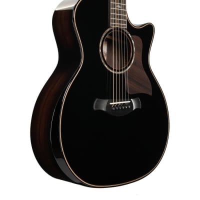 Taylor 814ce Builder's Edition Spruce/Rosewood Acoustic-Electric Guitar - Blacktop image 1