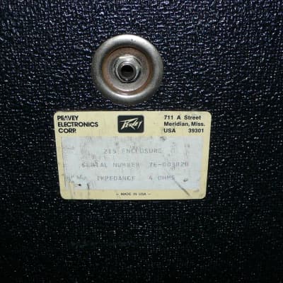 Watch The Video! 1974 Peavey 215 15" Cabinet With 2 JBL G135 15” Speakers, Both Made In USA. image 4