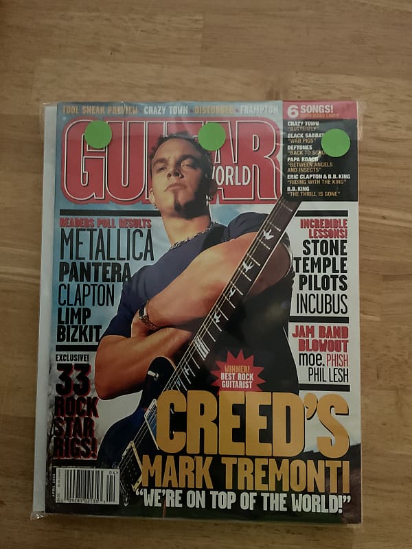 Guitar World Magazine Back Issue April 2001 - Marc Tremonti | Reverb