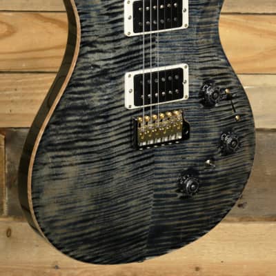 PRS 10 Top Custom 24 Piezo Electric Guitar Faded Whale Blue w/ Case image 1