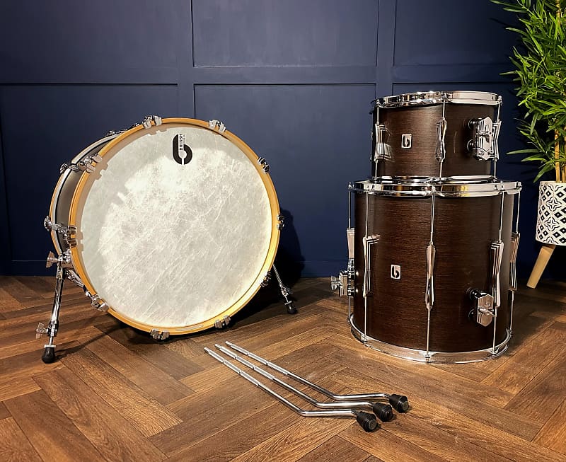 British Drum Co Lounge Series Drum Kit / Kensington Crown Reverb UK