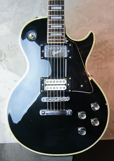 Greco Les Paul Custom EG-480B Black 70's Black