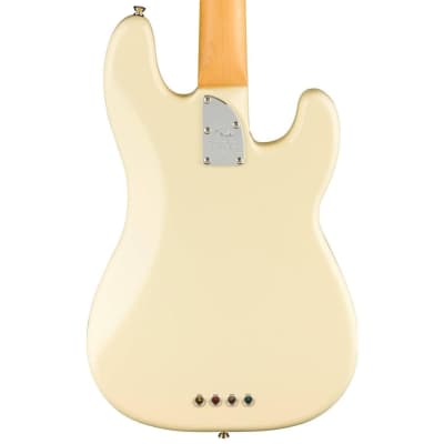 Fender American Professional II Precision Bass Left-Handed Bass Guitar (Olympic White, Rosewood Fretboard) image 2