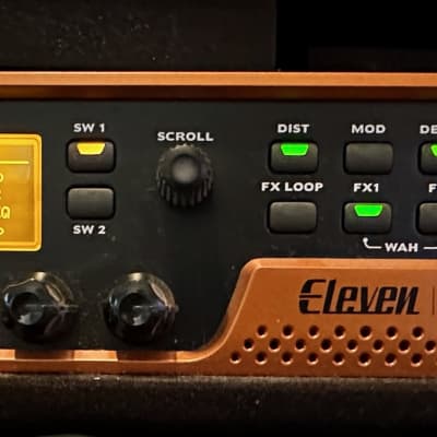 Eleven Rack Guitar Multi-Effects Processor and Pro Tools Interface by AVID - Orange image 4