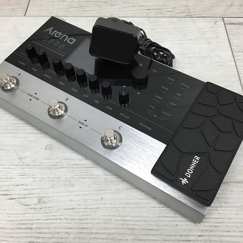 Donner Arena 2000 MultiEffect Guitar Pedal With Amp Modeler Reverb