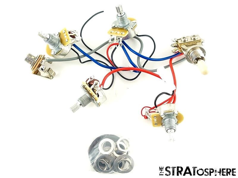 Epiphone SG Standard 60s CTS Pots Wiring & 3 Way Switch Jack Reverb