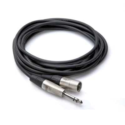 Hosa HSX-100 100' Pro Series 1/4" TRS to XLRM Cable image 1