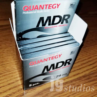 Quantegy - MDR Professional Studio Series - Blank Minidisc 5 pack NEW! image 2