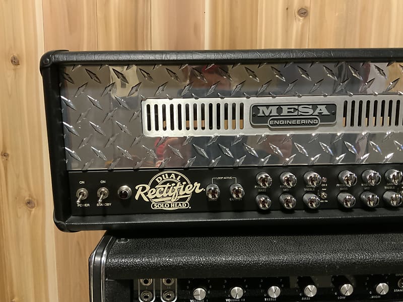 Mesa Boogie Dual Rectifier Solo Head 3-Channel 100-Watt Guitar Amp Head  2000 - 2009 | Reverb