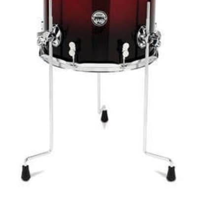 PDP Concept Maple 12x14 Tom - Red to Black Fade image 3