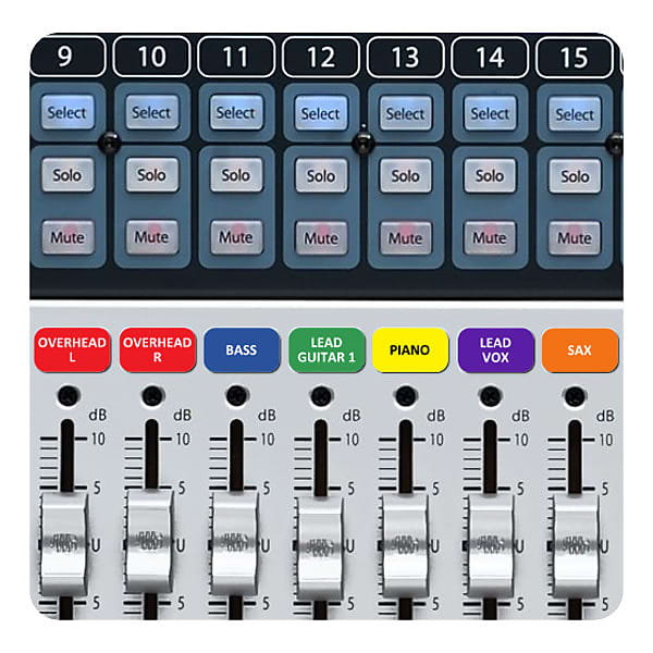 Magnetic Labels for PreSonus StudioLive mixers | Reverb