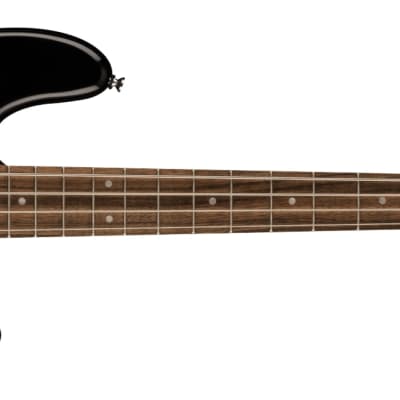SQUIER - Squier Sonic Precision Bass  Laurel Fingerboard  White Pickguard  Black - 0373900506 for sale