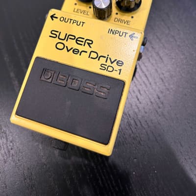 VINTAGE BOSS SD-1 SUPER OVERDRIVE 1998 RARE JRC455DD CHIP BROWN