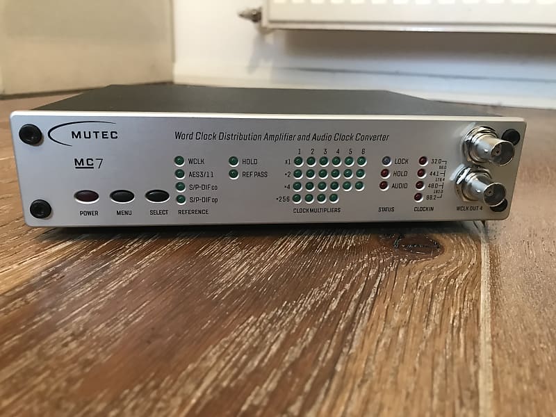 Mutec MC7 Word Clock Distribution Amplifier and Audio Clock Reverb