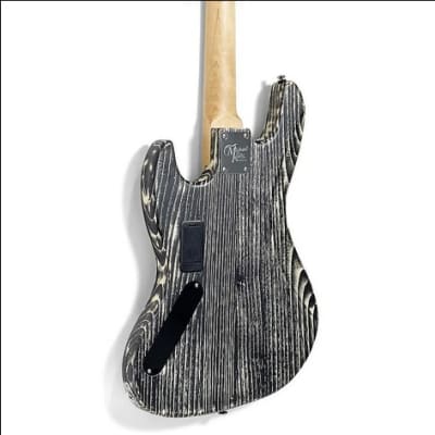 Michael Kelly Guitars, Element 4 Open Pore Trans Black, Maple Fretboard, MKO4OBKMRC image 10
