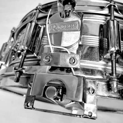 Rogers Dynasonic COB USA 14x5 Custom Built 1967 - Chromé image 6