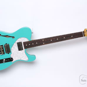 Suhr Alt T Pro - Seafoam Green with Pearl Guard / Rosewood with Suhr Gig Bag    Signed by John Suhr image 2