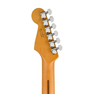 [PREORDER] Fender American Ultra Stratocaster Electric Guitar, Ebony FB, Denim Burst image 7
