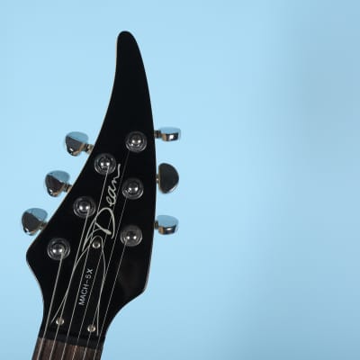 Dean Mach-5X Gloss Black Electric Guitar image 3