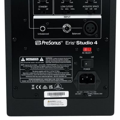 (2) Presonus Eris Studio 4 Powered Active 4" Studio Monitors + 2x2 USB Interface image 8