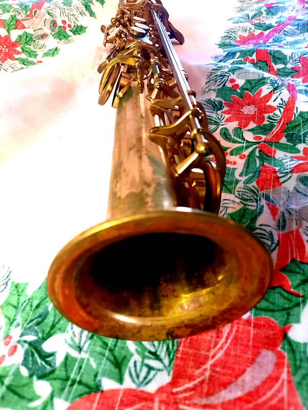 E.M. Winston Soprano sax an case 90'S Lacquered Brass, Reverb