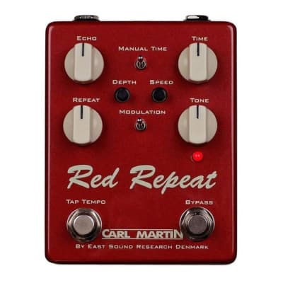 Carl Martin Red Repeat Delay/Reverb Guitar Effects Pedal for sale