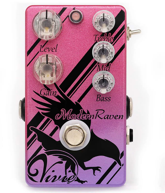 Vivie Modern Raven Hi Gain Distortion Pedal from Japan