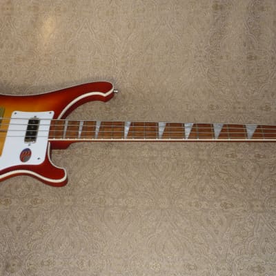 2023 Limited Edition Rickenbacker 4003 CB AUT Bass - SATIN Autumnglo - Checkerboard Binding image 9