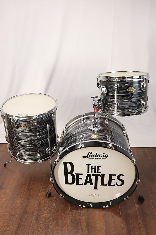 Ludwig black oyster pearl shop drum set