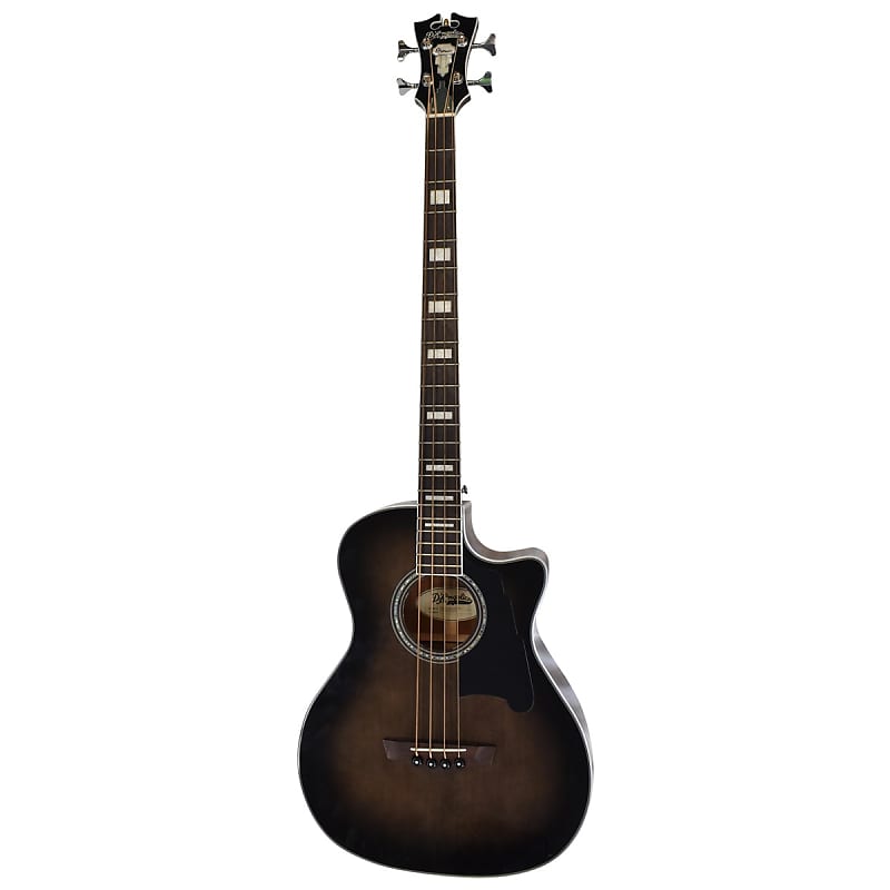 D'Angelico Premier Mott Grand Auditorium Cutaway Acoustic Bass with Electronics image 4